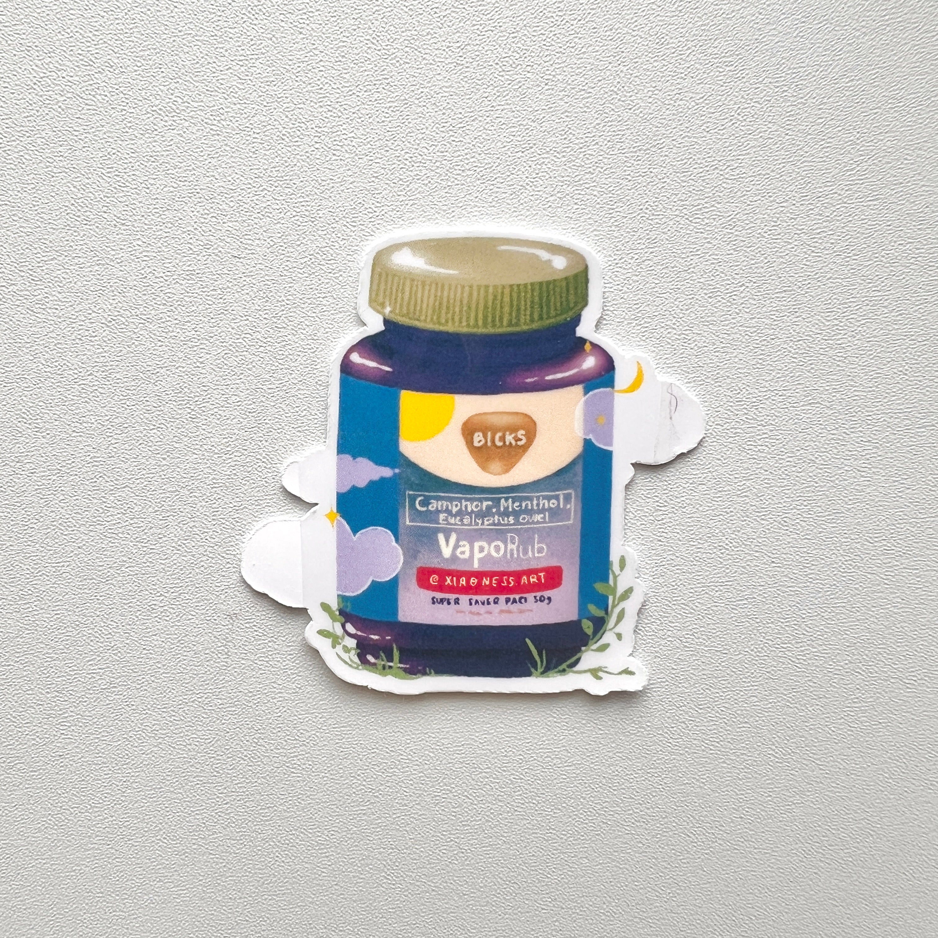 Vicks VapoRub Parody Stickers