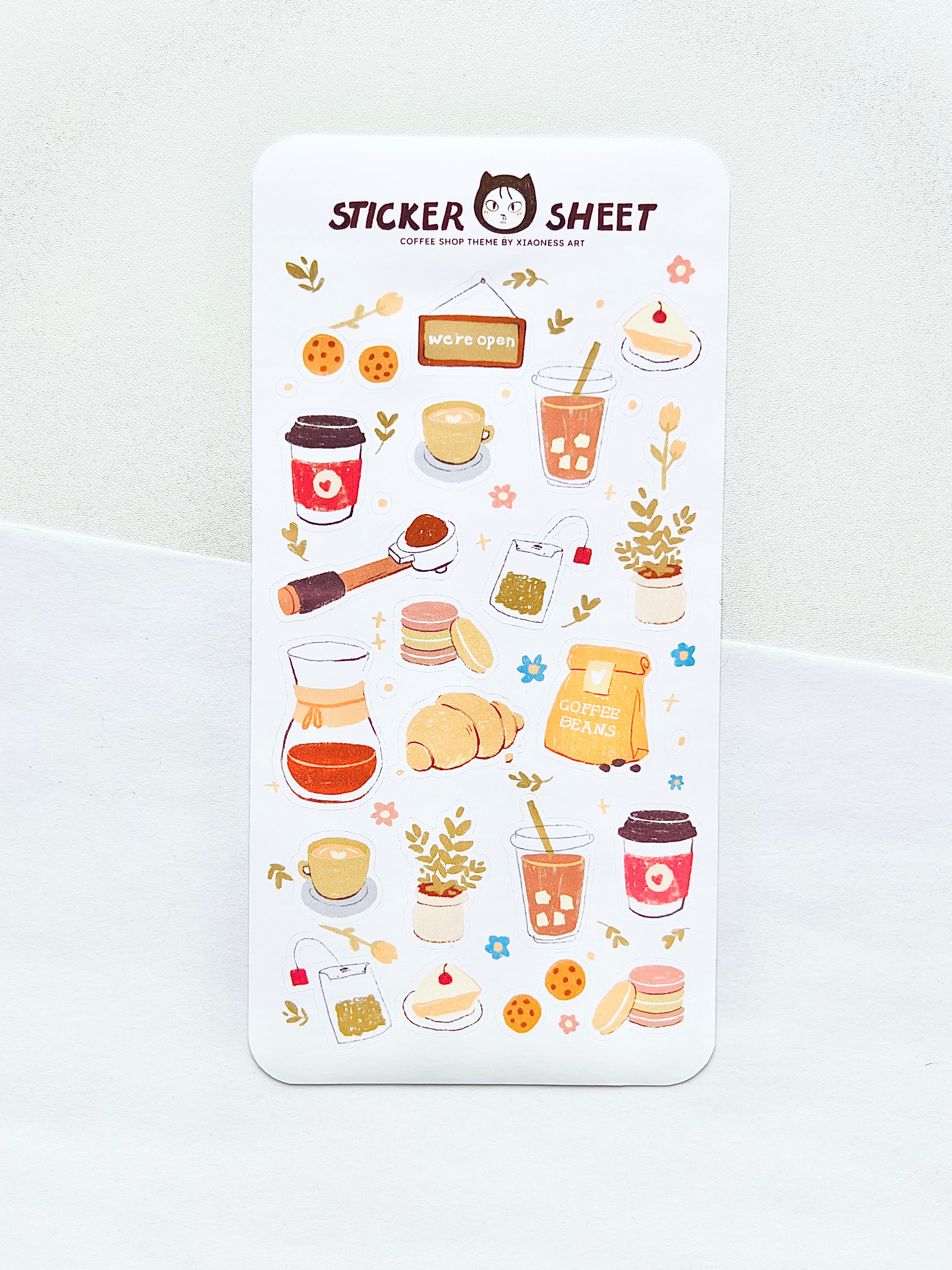 Cafe and Bakery Sticker Sheet