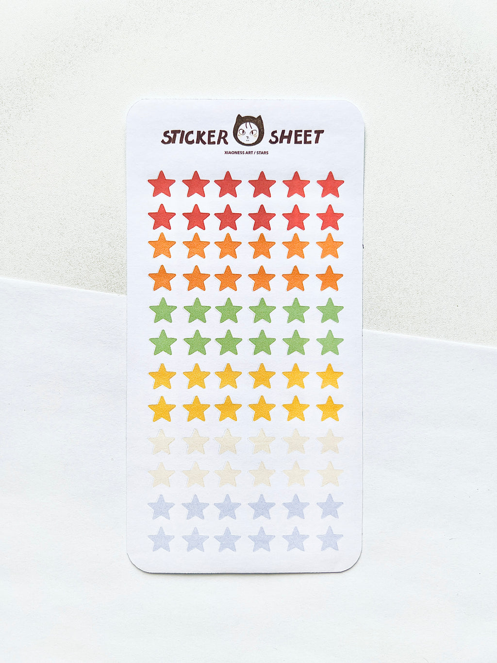 Stars Deco Sticker Sheet