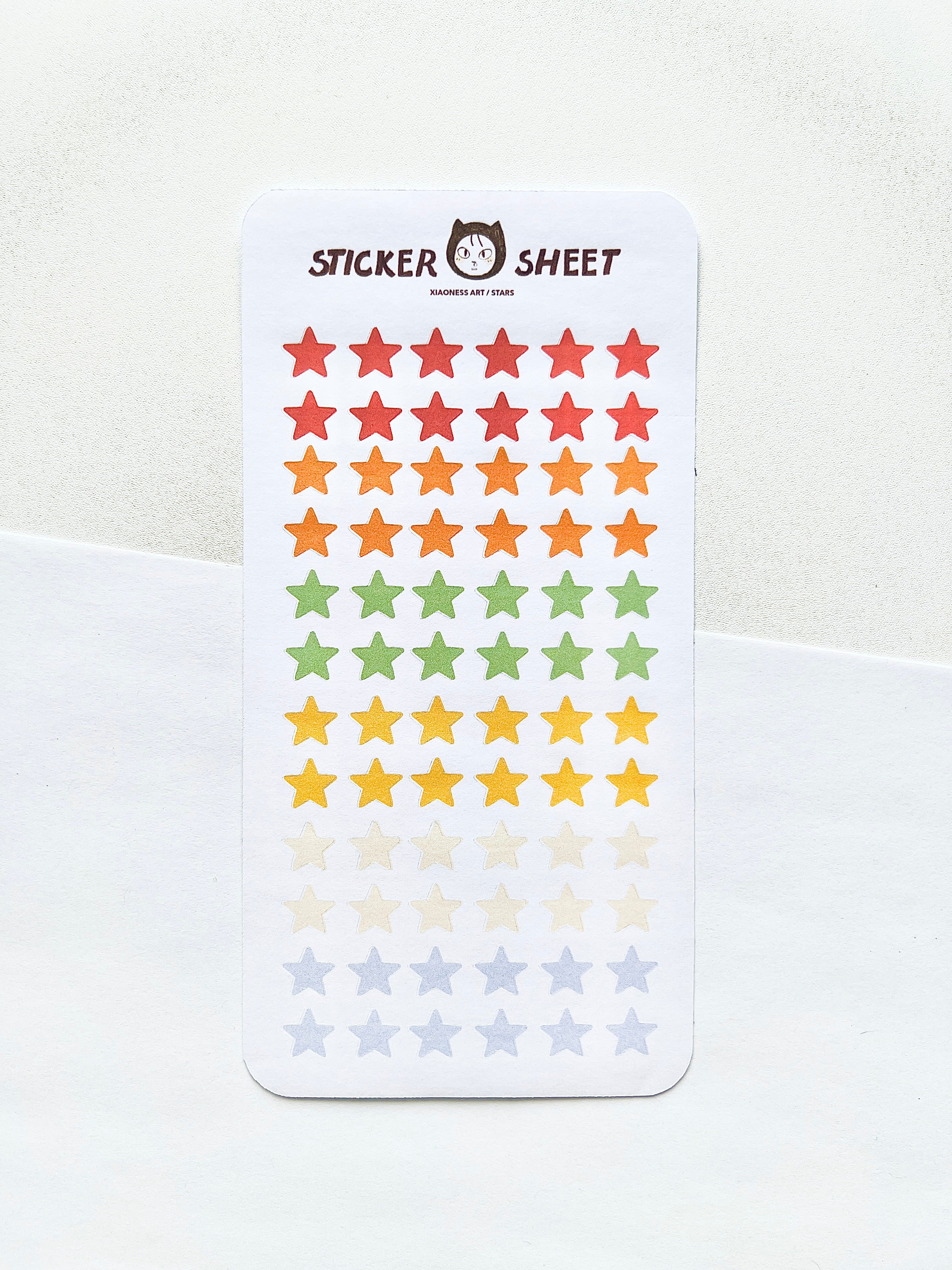 Stars Deco Sticker Sheet