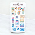 90s to Y2K Retro Sticker Sheet
