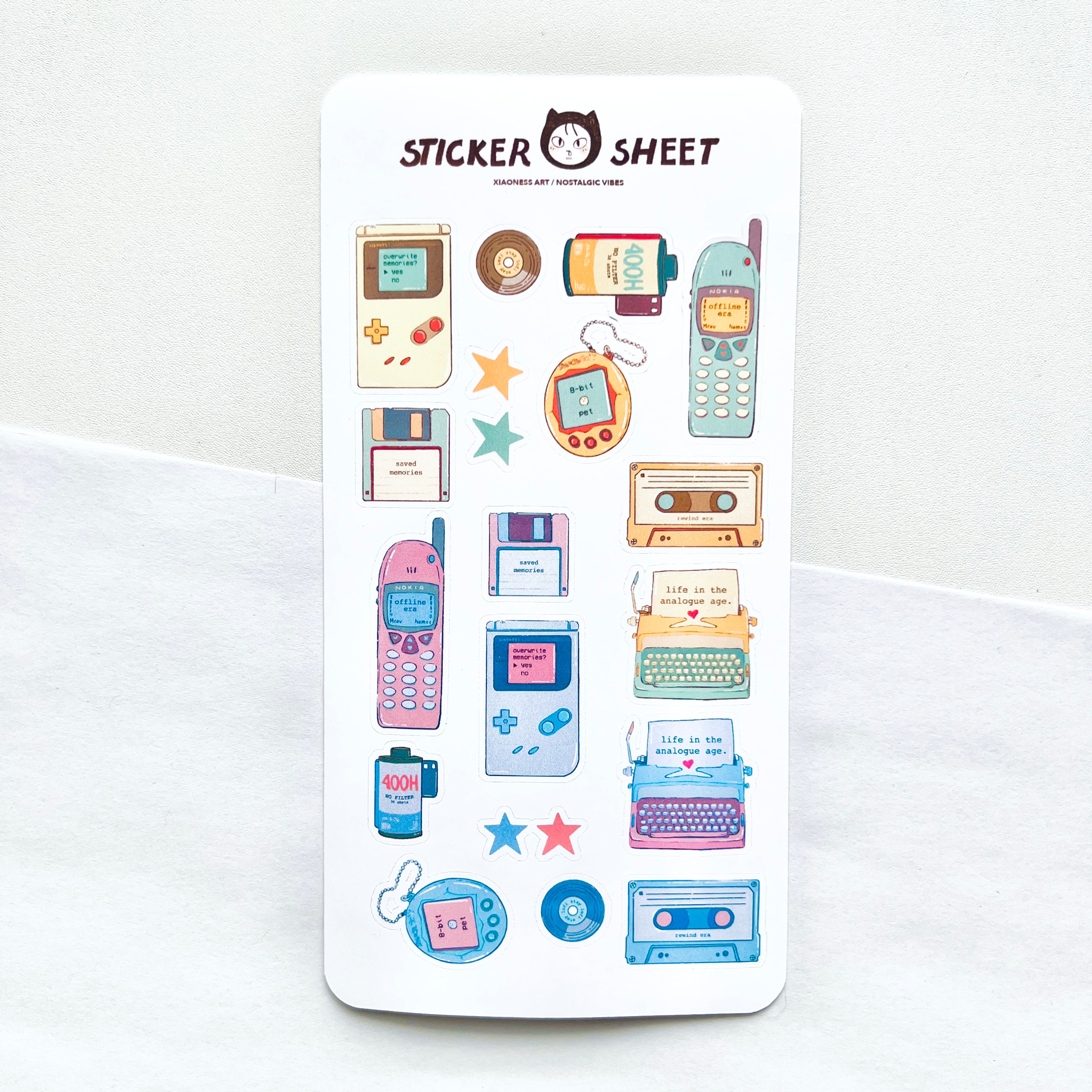 90s to Y2K Retro Sticker Sheet