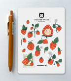 Strawberry Mascot Sticker Sheet