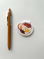 bacon, egg, & toast magnetic bookmark
