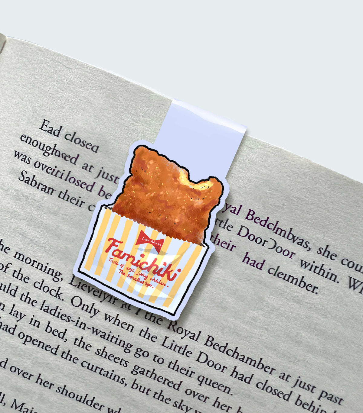 famchiki konbini food magnetic bookmark