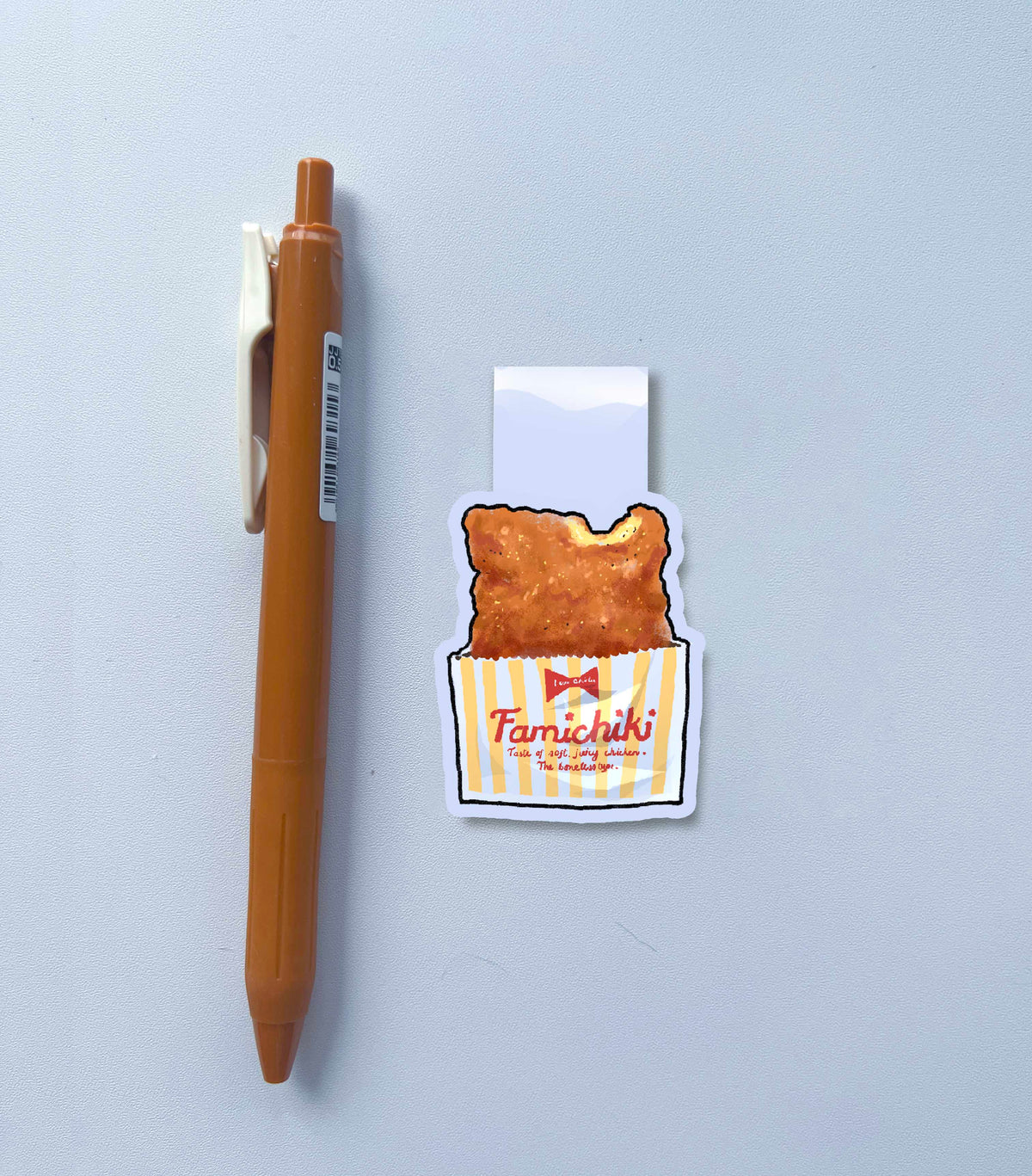 famchiki konbini food magnetic bookmark
