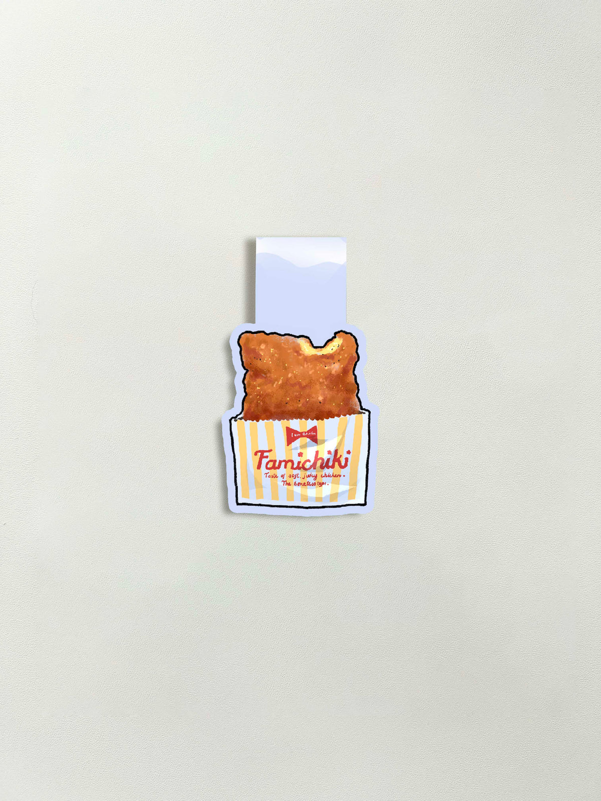 famchiki konbini food magnetic bookmark