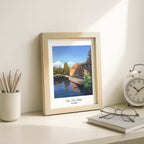 First Date Venue Painting | Personalized Anniversary Gift for Couples