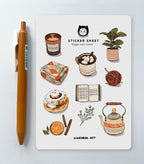 Hygge Cozy Sticker Sheet
