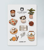 Hygge Cozy Sticker Sheet