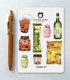 Korean Food Sticker Sheet