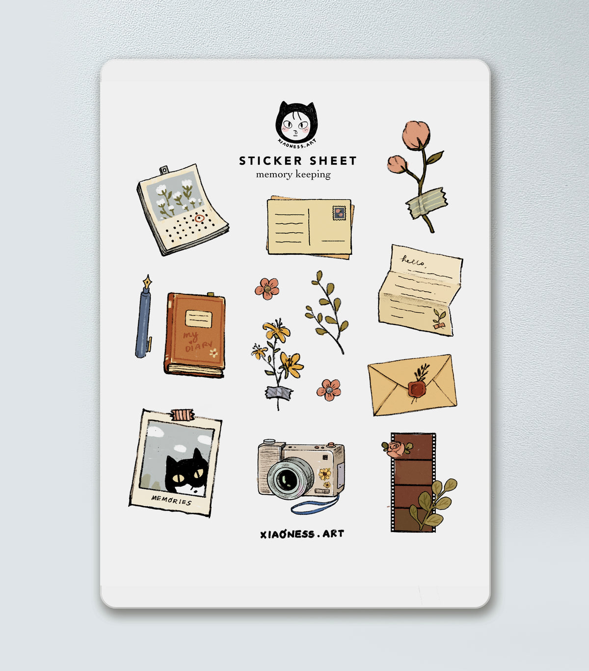 Memory Keeping Sticker Sheet