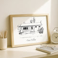 Custom House Portrait Housewarming Gift