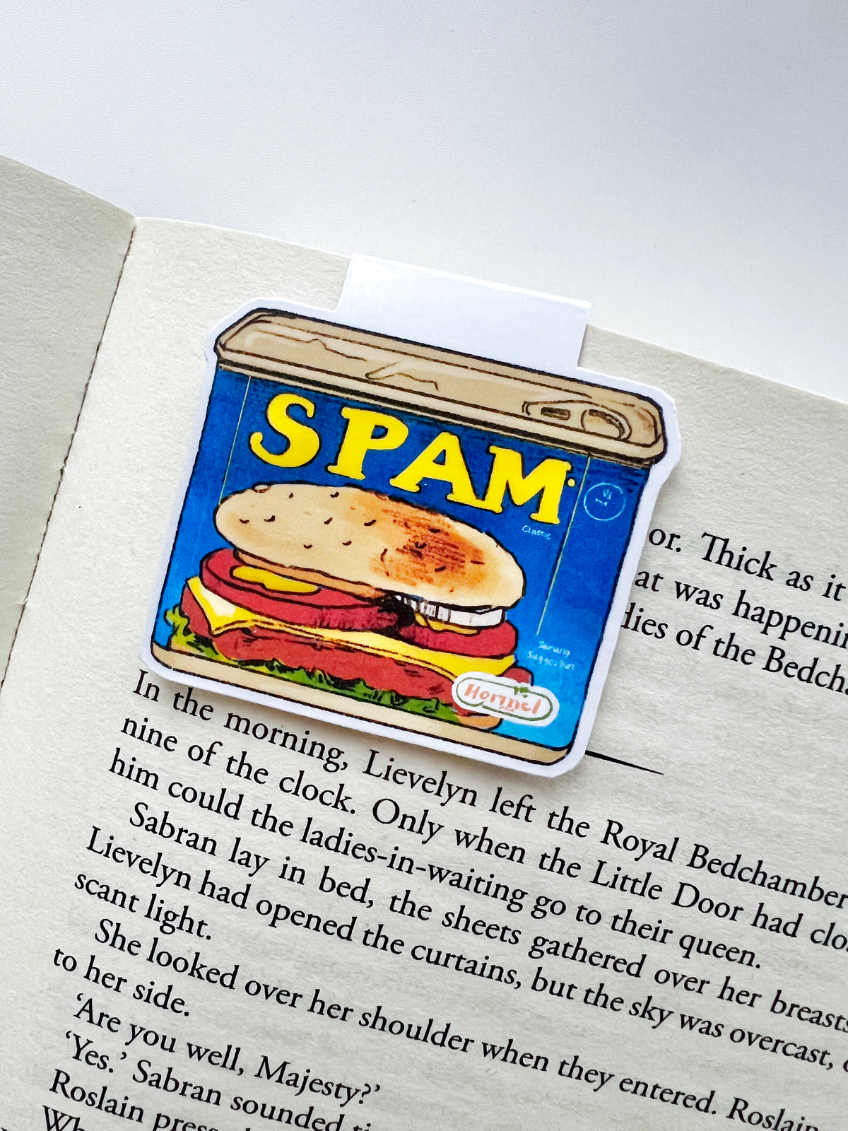 spam magnetic bookmark