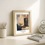 First Date Venue Painting | Personalized Anniversary Gift for Couples