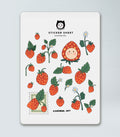 Strawberry Mascot Sticker Sheet